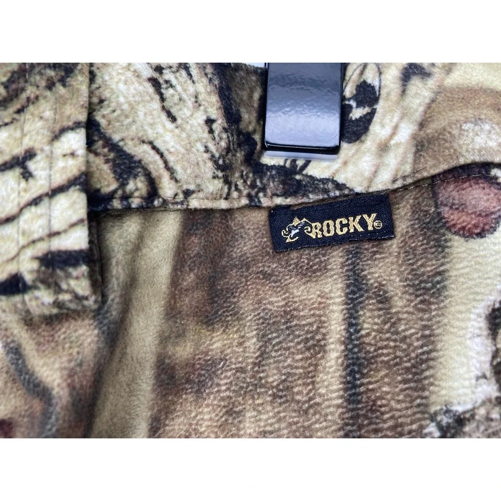 Rocky Pants Mens 2XL Camo‎ SentIQ Atomic Hunting Cargo Fleece Break Up Infinity